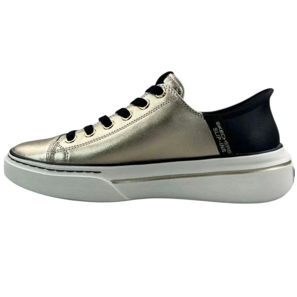 Skechers X Snoop One Low Dogg Slip-in Metallic Champagne Men's Sz  9 NWT